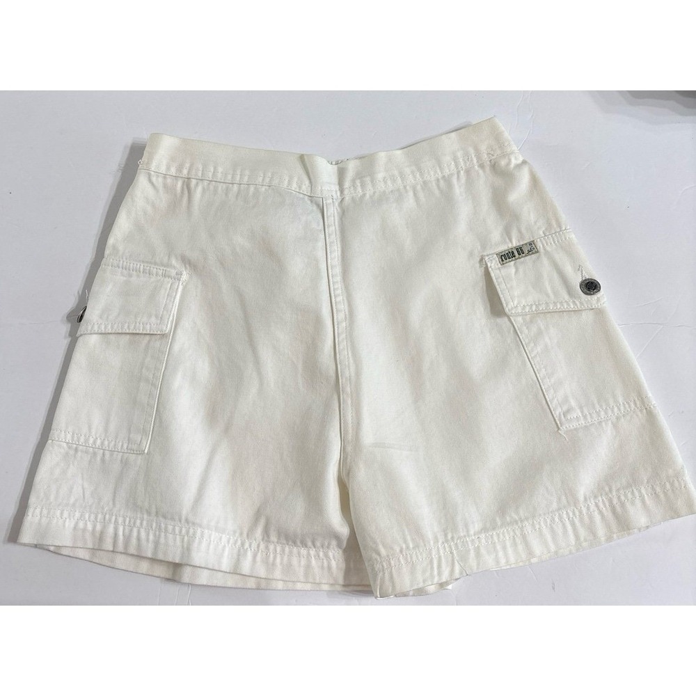 Route 66 Vintage High Waisted White Cargo Shorts (sz. 13/14)